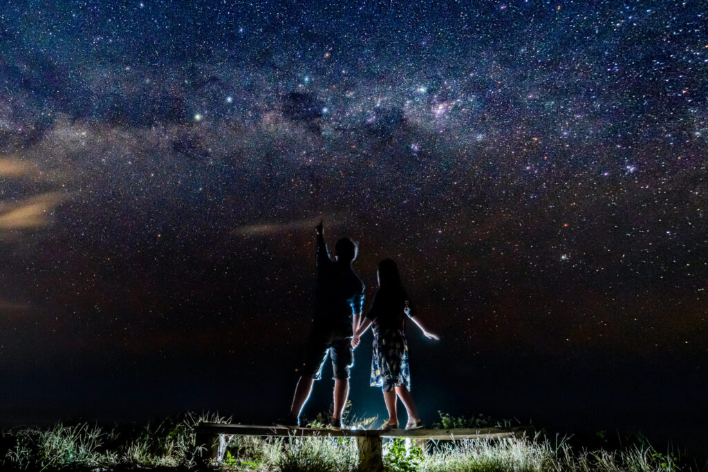 天体観測会の写真